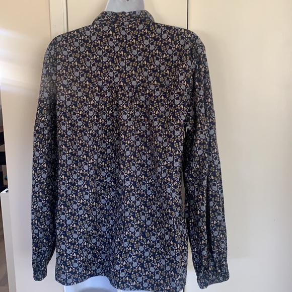New Sanctuary ditsy modern floral Victorian style blouse size s/m - Picture 7 of 10